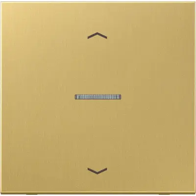 JUNG HOME dimmerknop 1-voudig met pijlsymbolen LS990 messing klassiek (BT ME 17101 P C)