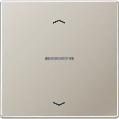 JUNG HOME dimmerknop 1-voudig met pijlsymbolen LS990 edelstaal (BT ES 17101 P)