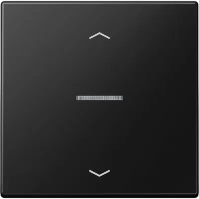 JUNG HOME bedieningsknop 1-voudig met pijlsymbolen LS990 grafietzwart mat (BT LS 17101 P SWM)