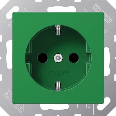 JUNG wcd as-univ gn slv ra 6mm (A 1520 NBFK6 GN)