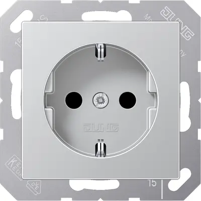 JUNG wandcontactdoos ra inb 1v cpl kv alu schkl (A 1521 NKIAL)