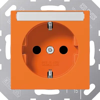 JUNG wandcontactdoos a500 or sv tekstv (A 1520 BFNAO)