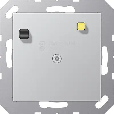 JUNG aardlekschakelaar 30 mA A-range aluminium (A 5530 FIB AL)
