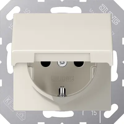 JUNG wandcontactdoos as 500 wt sv a v kdeks (AS 1520 BFKIKL)