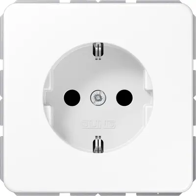 JUNG wandcontactdoos cd500 alpine wt sv ra (CD 1520 BFWW)