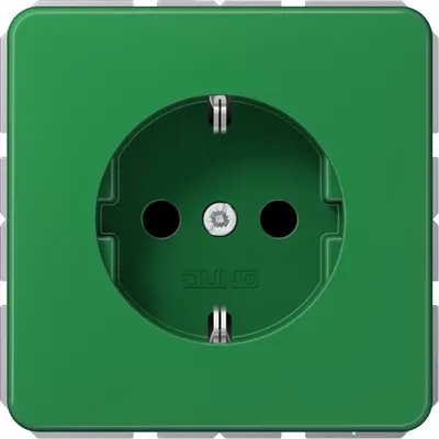 JUNG wandcontactdoos besch cont schr sv gl gn (CD 1521 NBFGN)