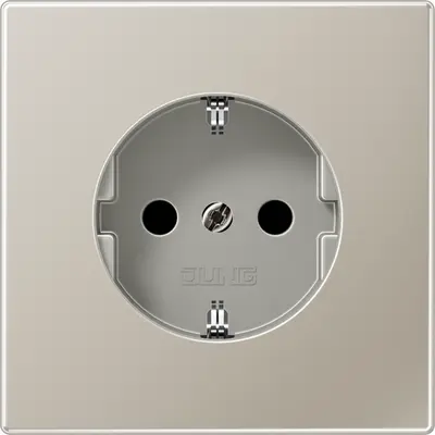 JUNG wandcontactdoos ls-edelstaal ra kv (ES 1520 KI)