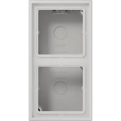 JUNG opbouwbak 2-voudig LS990 lichtgrijs (LS 582 A LG)