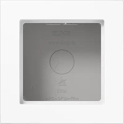 JUNG opbouwbak 1-voudig A550 alpine wit (A 5581 BF A WW)