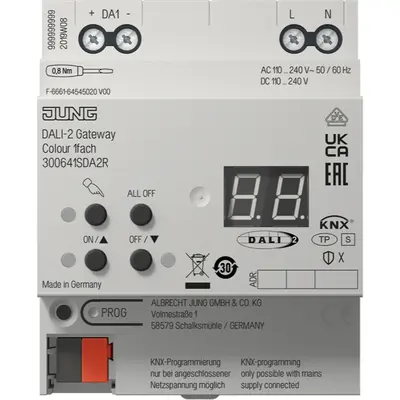 JUNG knx dali-2 gateway colour 1v (300641 SDA 2 R)