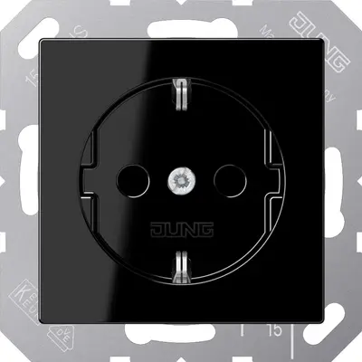 JUNG wandcontactdoos a500 zw sv m ra kv (A 1520 BFKISW)