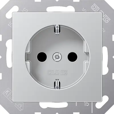 JUNG wandcontactdoos a500 alu ra kv (A 1520 KIAL)