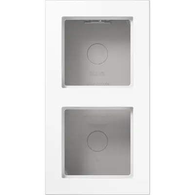 JUNG opbouwbak 2-voudig A550 alpine wit (A 5582 BF A WW)