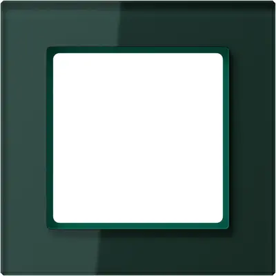 JUNG afdekraam 1-voudig A Creation smaragd-groen (AC 581 GL SG)