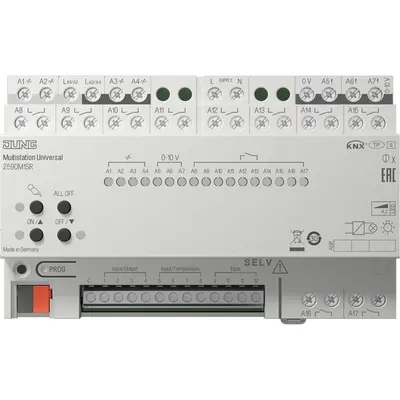 JUNG KNX multistation Universeel voor DIN-rail 8 TE Secure (2590 M1SR)