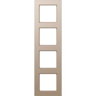 JUNG afdekraam 4-voudig A550 champagne (A 5584 BF CH)