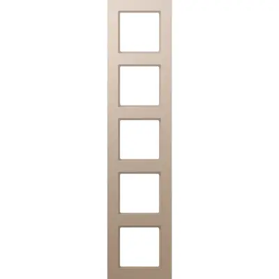 JUNG afdekraam 5-voudig A550 champagne (A 5585 BF CH)