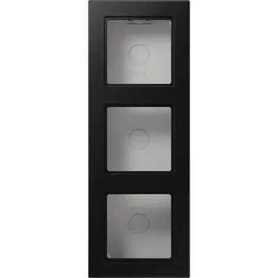 JUNG opbouwbak 3-voudig A550 grafietzwart mat (A 5583 BF A SWM)
