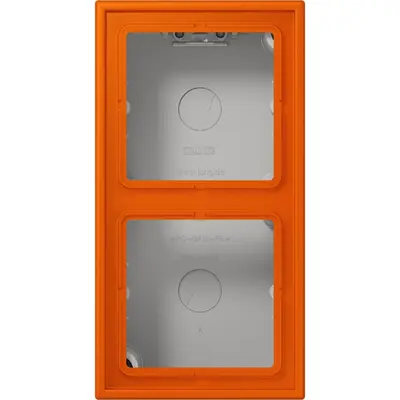 JUNG opbouwbak 2-voudig LS990 orange vif 260 (LC 582 A 260)