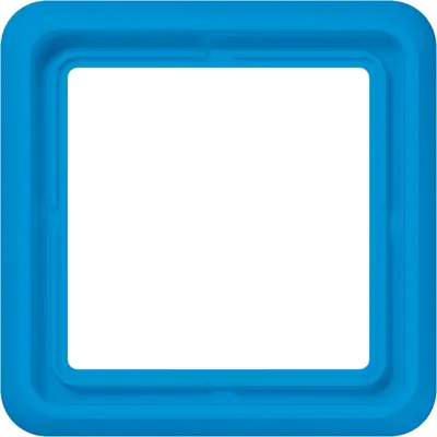 JUNG Afdekraam 1v Horizontaal en ve (CD 581 GL BL)