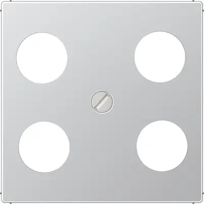 JUNG Centraalplaat Sateliet Alumini (A 561-4 SAT1 AL)