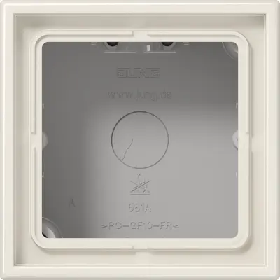 JUNG opbouwbak 1-voudig LS990 creme (LS 581 A W)