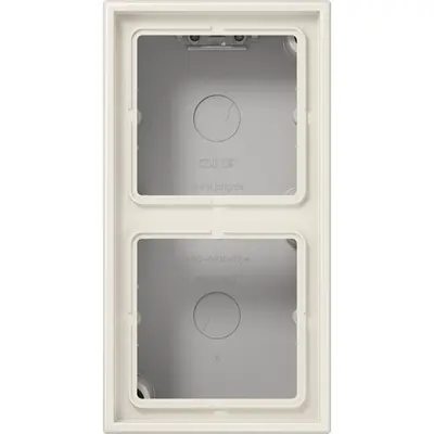 JUNG opbouwbak 2-voudig LS990 creme (LS 582 A W)
