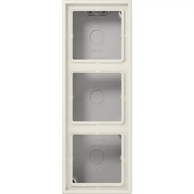 JUNG opbouwbak 3-voudig LS990 creme (LS 583 A W)