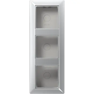 JUNG opbouwbak 3-voudig A-range aluminium (AS 583 A AL)