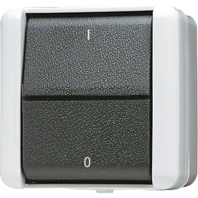 JUNG driepolige schakelaar 16A met onderbak IP44 WG800 (803 W)