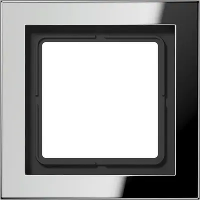 JUNG afdekraam 1-voudig LS DESIGN glanzend chroom (GCRD 2981)