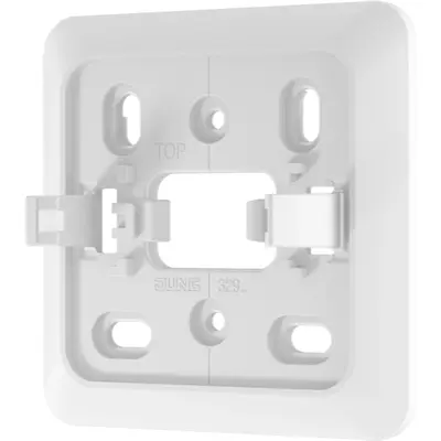 JUNG 1-voudige montageplaat AP600 alpine wit (329 WW)