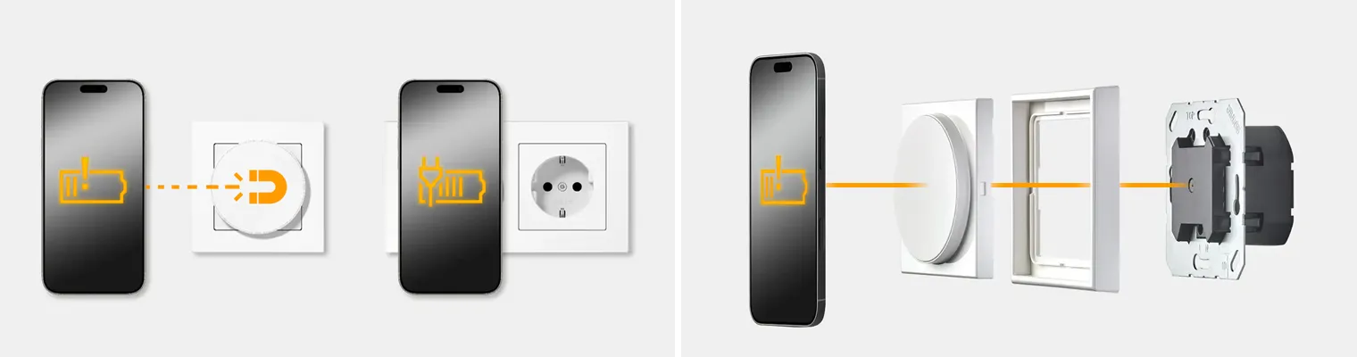 JUNG Magnetic Charger: draadloos laden