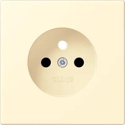 JUNG centraalplaat wandcontactdoos penaarde Safety+ blanc (LC 1521 FKI PL-1 201)