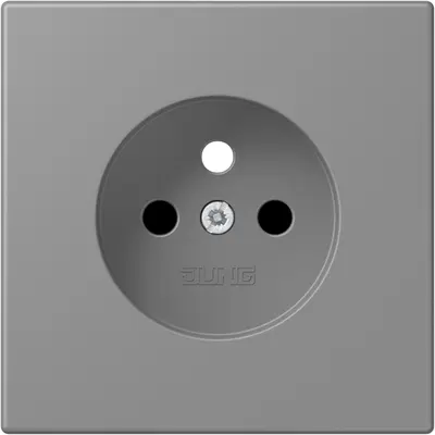 JUNG centraalplaat wandcontactdoos penaarde Safety+ gris 31 203 (LC 1521 FKI PL-1 203)