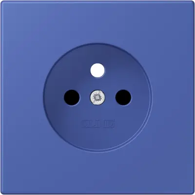 JUNG centraalplaat wandcontactdoos penaarde Safety+ bleu outremer 31 206 (LC 1521 FKI PL-1 206)