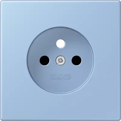 JUNG centraalplaat wandcontactdoos penaarde Safety+ outremer moyen 207 (LC 1521 FKI PL-1 207)
