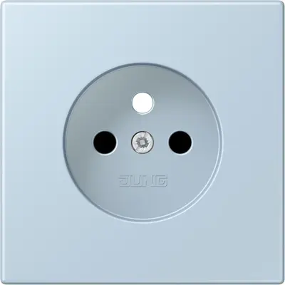 JUNG centraalplaat wandcontactdoos penaarde Safety+ outremer clair 208 (LC 1521 FKI PL-1 208)