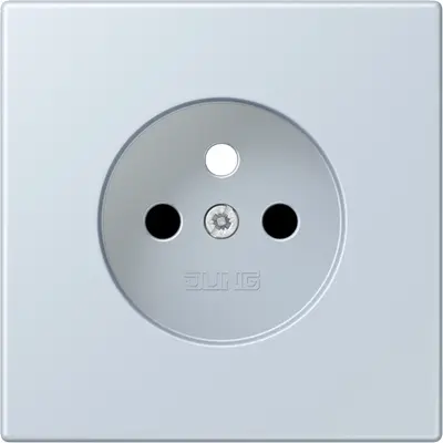 JUNG centraalplaat wandcontactdoos penaarde Safety+ outremer pale 209 (LC 1521 FKI PL-1 209)
