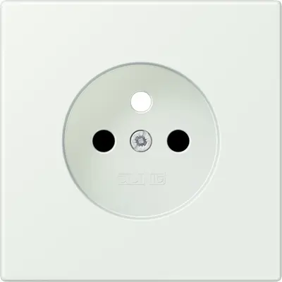 JUNG centraalplaat wandcontactdoos penaarde Safety+ outremer gris 210 (LC 1521 FKI PL-1 210)