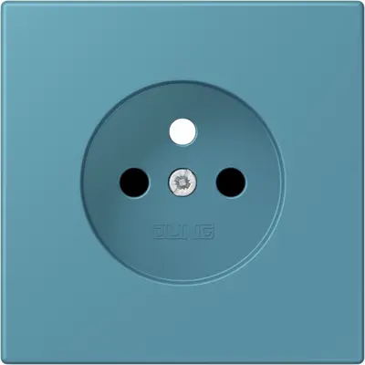 JUNG centraalplaat wandcontactdoos penaarde Safety+ ceruleen vif 212 (LC 1521 FKI PL-1 212)