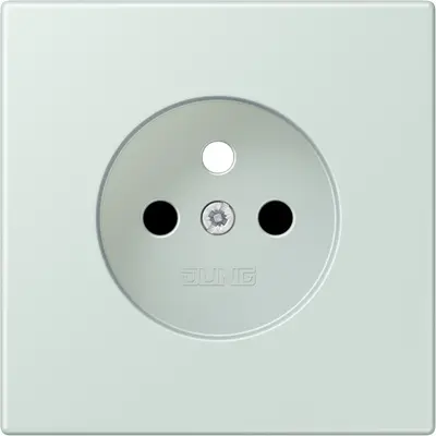JUNG centraalplaat wandcontactdoos penaarde Safety+ ceruleen pale 215 (LC 1521 FKI PL-1 215)