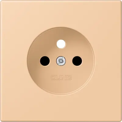 JUNG centraalplaat wandcontactdoos penaarde Safety+ terre sienne claire 31 237 (LC 1521 FKI PL-1 237)