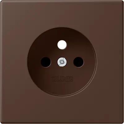 JUNG centraalplaat wandcontactdoos penaarde Safety+ terre d'ombre brulee 31 239 (LC 1521 FKI PL-1 239)