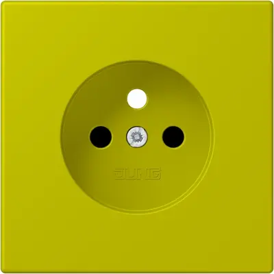 JUNG centraalplaat wandcontactdoos penaarde Safety+ vert olive vif 249 (LC 1521 FKI PL-1 249)