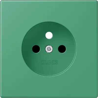 JUNG centraalplaat wandcontactdoos penaarde Safety+ vert 59 (LC 1521 FKI PL-1 250)