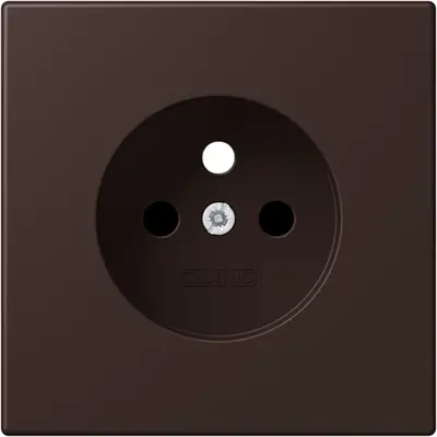 JUNG centraalplaat wandcontactdoos penaarde Safety+ terre d'ombre brulee 59 252 (LC 1521 FKI PL-1 252)