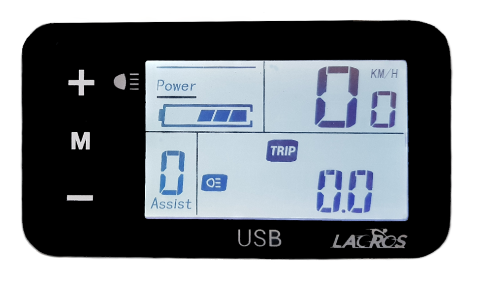 velo pliant electrique, display