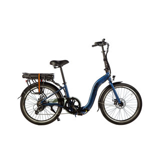 Vélo pliant électrique - Lacros Ambling A200XL - Bleu Mat