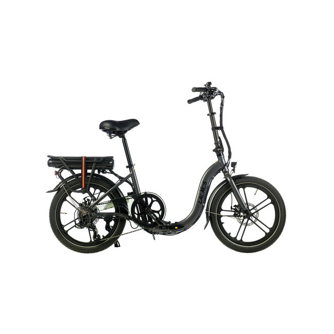 Vélo pliant électrique Lacros Ambling A400 - Gris Mat